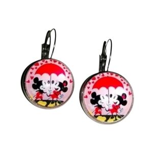 Handcrafted Minnie & Mickey Earrings
